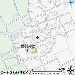 熊本県上益城郡嘉島町上六嘉981-2周辺の地図