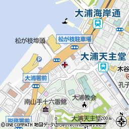 旧香港上海銀行長崎支店周辺の地図