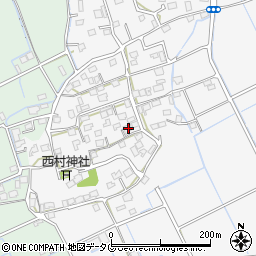 熊本県上益城郡嘉島町上六嘉989-1周辺の地図