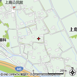 熊本県上益城郡嘉島町上島1388周辺の地図