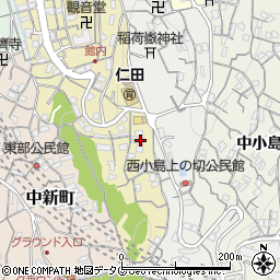長崎県長崎市稲田町17周辺の地図