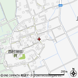 熊本県上益城郡嘉島町上六嘉869-1周辺の地図