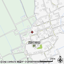 熊本県上益城郡嘉島町上六嘉1008-1周辺の地図