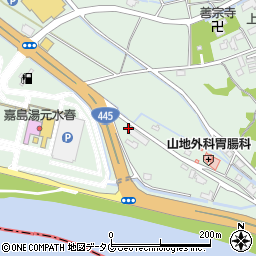 熊本県上益城郡嘉島町上島2453周辺の地図