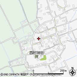 熊本県上益城郡嘉島町上六嘉1005-1周辺の地図