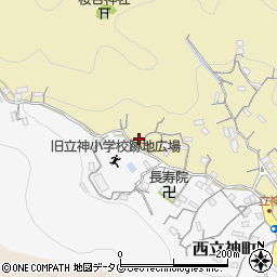 長崎県長崎市東立神町23-16周辺の地図