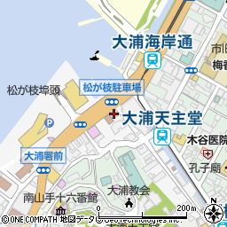 長崎市べっ甲工芸館周辺の地図