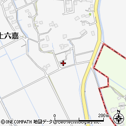 熊本県上益城郡嘉島町上六嘉639周辺の地図