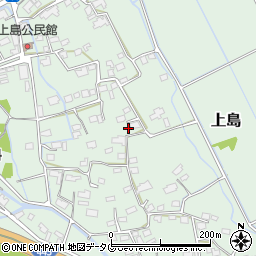 熊本県上益城郡嘉島町上島1410周辺の地図