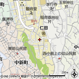 長崎県長崎市稲田町13周辺の地図