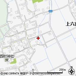 熊本県上益城郡嘉島町上六嘉868-2周辺の地図