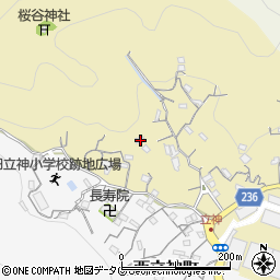 長崎県長崎市東立神町16-37周辺の地図