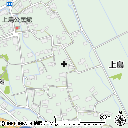 熊本県上益城郡嘉島町上島1408周辺の地図