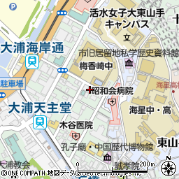 長崎市立大浦児童センター周辺の地図
