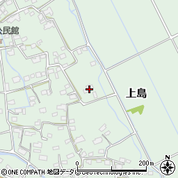 熊本県上益城郡嘉島町上島1201周辺の地図