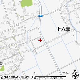 熊本県上益城郡嘉島町上六嘉512周辺の地図