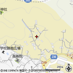 長崎県長崎市東立神町12-5周辺の地図
