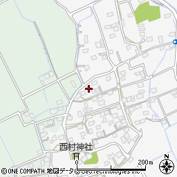 熊本県上益城郡嘉島町上六嘉1012-1周辺の地図