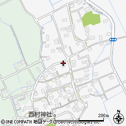 熊本県上益城郡嘉島町上六嘉1016-5周辺の地図