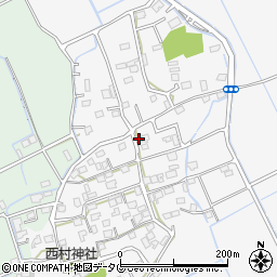 熊本県上益城郡嘉島町上六嘉854-4周辺の地図