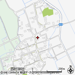 熊本県上益城郡嘉島町上六嘉854周辺の地図
