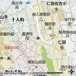 長崎県長崎市稲田町5周辺の地図