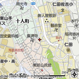 長崎県長崎市十人町11-10周辺の地図