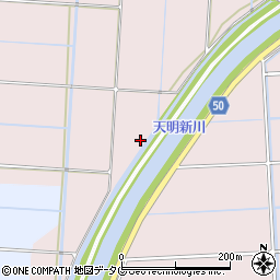 天明新川周辺の地図