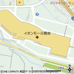 エディオンイオンモール熊本店周辺の地図