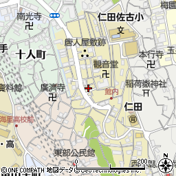 長崎県長崎市館内町7周辺の地図