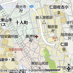 長崎県長崎市十人町11-13周辺の地図