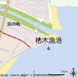 長崎県島原市浜の町周辺の地図