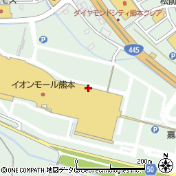 イオンペット　ＰｅＴｅＭｏ熊本店周辺の地図