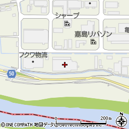 トヨタモビリティパーツ熊本支社周辺の地図