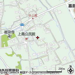 熊本県上益城郡嘉島町上島1461周辺の地図