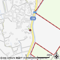 熊本県上益城郡嘉島町上六嘉282周辺の地図
