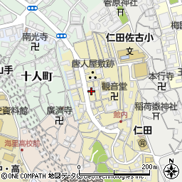 長崎県長崎市館内町10周辺の地図