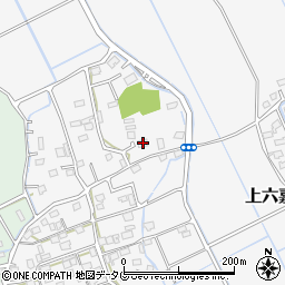 熊本県上益城郡嘉島町上六嘉1119-2周辺の地図