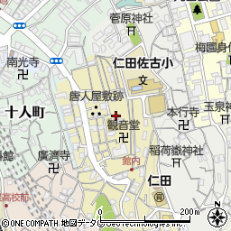 長崎県長崎市館内町5周辺の地図