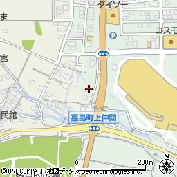 熊本県上益城郡嘉島町上島2289周辺の地図