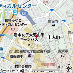長崎県長崎市十人町6周辺の地図