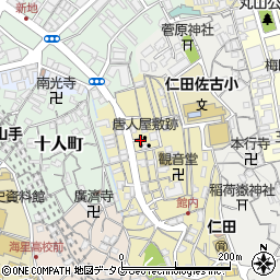 長崎県長崎市館内町周辺の地図