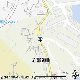 岩瀬道町周辺の地図