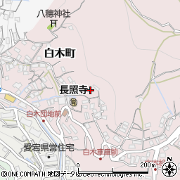 長崎県長崎市白木町周辺の地図