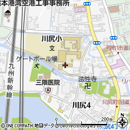 熊本市立川尻幼稚園周辺の地図