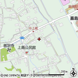 熊本県上益城郡嘉島町上島1487周辺の地図