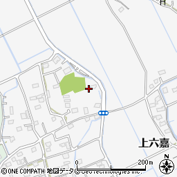 熊本県上益城郡嘉島町上六嘉1141周辺の地図