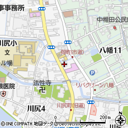 熊本銀行川尻支店周辺の地図