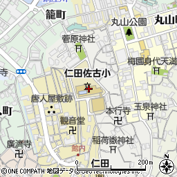 長崎市立仁田佐古小学校周辺の地図