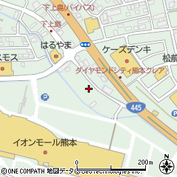 熊本県上益城郡嘉島町上島2201周辺の地図